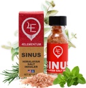 4Elementum Sinus Himalayan Salt Inhaler - Infuso con Eucalipto Naturale, Menta piperita e rosmarino - Supporta il sollievo da Allergie, Freddi e Congestione