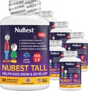 NuBest Tall Kids - Toddlers Vitamins and Kids Vitamins for Age 2 to 9 - Support Bone Strength, salute generale e immunità - Forma animali - 540 Tavole a bacca masticabile | Pack 6