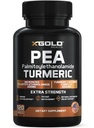 Pea Palmitoylethanolamide + Curcumin Complex Turmeric – 1600mg Micronized 99% & 95% Curcuminoids – Supporto congiunto ad alta potenza, Mobilità & Comfort – Made in USA