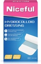 10 Contenitori idrocolloidi Grandi, 2" x 4" Idrocolloide Wound Dressing Extra Thin per luce esudata, Idrocolloid Gel Bandages Fast Healing