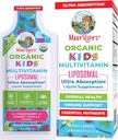 MaryRuth Organics Multivitamin for Kids | Sugar Free | Vitamine Liquide | Integratore di Supporto Immune | Salute Cognitiva & Totale Benessere | USDA Organic | Vegan | Non OGM | 14 Serve