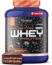Ultimate Nutrition Prostar Whey Protein Powder Isolate, Torta di compleanno al cioccolato - Carbo basso, Shake ad alta polvere proteica per guadagno del muscolo & Recupero - Sodio basso, basso-Fat & Keto Friendly - 5.28 lbs Tub
