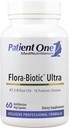 Paziente Uno Flora-Biotic Ultra | Integratore Probiotico per Supporto Flora Intestinale Equilibrata* | 47.5 Billion CFU Plus 10 Strains Probiotici | 60 Capsule