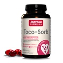 Jarrow Formulas® Toco-Sorb Cardiovascular Health and Brain Function Support, High Absorption Formula, Tocotrienol-Tocopherol Complex and Vitamin E, 60 Softgels, 30 giorni di alimentazione