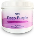 BioPure Deep Purple – Integratore alimentare Superfruit All-Natural Realizzato da una miscela sinergica di Acai organici, melograno organico e plum per la salute del fegato, supporto immunitario e benessere generale – 100g