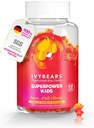 IvyBears® Superpower Kids - Multivitamin Gummies per il supporto immunitario - Rafforzare i sistemi immunitario dei bambini con vitamine C, D2, B6, A - Completamente Natural Berry-Flavored - Tedesco-Made