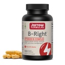 Jarrow Formulas B-Right - 100 Caps Veggie - Formula B-Complex della vitamina di basso odore - Supporto per l'energia e il metabolismo - promuove il cervello, il cuore e la salute cardiovascolare - 100 Serve