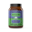 Capsule di Ashwagandha Organici - 100 Capsule 500mg Pure Organic Ashwagandha Supplemento per il supporto calmante