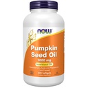 NOW Integratori, Olio di semi di zucca 1000 mg con acidi grassi essenziali e Phytosterols, Pressato a freddo, 200 Softgels