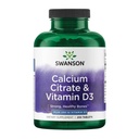Citrato di calcio di Swanson & vitamina D 250 Tabs