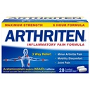 Capelli gonfiabili di formula del dolore con 3 ingredienti attivi: aspirina, acetaminofene e caffeina, bianco, 28 conte (pacchetto di 1)
