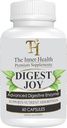 Digest Joy - Advanced Enzyme Blend for Optimal Digestion Support - Amylase, Lipase, Bromelain, Protease,Lactase & Other Enzymes(60 Caps vegetali)