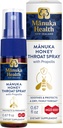MANUKA HEALTH, Manuka Honey Throat Spray con Propolis .67 fl oz, Protegge e rinfresca, MGO 400+, BIO30 Nuova Zelanda Propolis