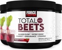 FORCE FACTOR Total Beets Superfood Beet Root Powder 3-Pack, Nitrates to Support Circulation, Flusso di sangue, Ossido nitrico, Energia, Endurance, Stamina, Cardiovascolare Heart Health Supplement, 90 Servings
