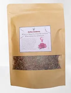 Integratore di erbe di radiazione nativo - Blossom di Clover rosso, 1 oz, Supporto di menopausa, Basato su piante, Polvere, Bottiglia singola, Flashs caldi, Salute di carovascolare & Bone