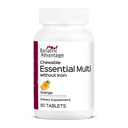 Vantaggio Bariatrico Multivitaminico Essenziale Senza Ferro - 200 DV di Nutrienti Principali - Supporto Minerale Trace* - Multivitaminici per Pazienti Bariatrici - Arancione - 60 Tavole
