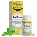 Probiotici orali ProBiora per denti e gengive | Probiotici dentali per una migliore salute orale | Trattamento cattivo respiro per adulti | ProBiora3 brevettato miscela probiotica | Sbiancamento dei denti | Tavole da 30 mint