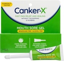 Gel di Sorriso di Canker-X Mouth, Rilievo di Dolore Rapido & Guarigione per Canker Sores, Bite di Cheek e Abrasioni Orali, Gel di Rilievo di Dolore Orale, Benzocaine-Free e Alcol-Free, Adulti e Bambini 6+ Anni, 0.28 fl oz