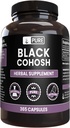 Ingredienti originali puri Cohosh nero (365 capsule) No Magnesio o Filler di riso, Sempre Pure, Lab verificato
