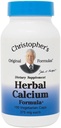Christopher's Original Formulas Herbal Calcium, Natural Bone Support, 100 Caps, Confezione da 1