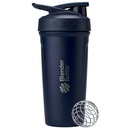 BlenderBottle Sport in acciaio inox isolato Shaker Bottiglia con filo Whisk, 24-Ounce, Navy – Protein Shakes & Hydration per atleti e fitness Enthusiasts, Easy Mixing, mantiene le bevande freddo, Lockable Lid