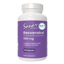 Sanar Naturals Resveratrolo Supplemento 500 mg – Supporta l'invecchiamento sano, la funzione cognitiva e la salute del cuore - Plant Based Trans Resveratrol - Vegan, Non OGM, 120 capsule