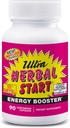 Ultra Herbal Start Energy Booster - con B-12, Panax Ginseng, Yerba Mate, Kola Nut, Spirulina & Echinacea | Promuove Natural Boost of Energy, Stamina & Endurance | Supplemento - 90 Capsule
