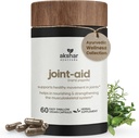 AKSHAR Ayurveda - Aiuto congiunto - Integratore congiunto di erbe indiano per il sollievo di mobilità occasionale di ginocchio, schiena, mani - Integratori muscolari e giunti senza crudeltà vegani (Pacchetto di 1 (60 Conte - A)))