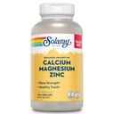 SOLARAY Calcium Magnesium Zinc Supplemento - con Calcium 1000mg, Magnesio 500mg - Bone Salute, Funzione Muscolare, Salute Del Cuore e Supporto Immune - Vegan, Garanzia di 60 giorni, 68 Serve, 275 VegCaps