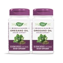 Via Natura Olio di origano 75-85% Carvacrol per capsula, Vegetariano, 60 capsule vegetariane, Confezione da 2