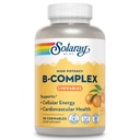 SOLARAY Vitamina B-Complex 250mg Natural Orange Flavor | Capelli sani, Pelle, Funzione immunitaria e supporto metabolismo | Lab verificato | 50 Chewables