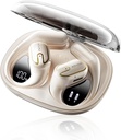 Cuffie auricolari aperte wireless - 5.4 Bluetooth Ear Buds con LED Display digitale IPX7 Impermeabile, cuffie senza fili Touch Control Air Conduction Stereo Sound con driver 18.2mm 80H Playtime