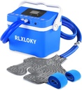 Unità di Terapia Fredda per Rilievo Dolore,Sistema di Terapia Fresca con Gelato Universale per Ginocchiera, Caviglia, Spalla, Schienale,Terapica Ice con Timer Digitale e Velocità di Flusso Ajustable
