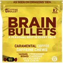 80mg Caffeina & 160mg L-teanina messa a fuoco che migliora l'energia chews (40 Serve) – Neuroscience Backed Nootropic Stack, Mental Acuity & Cognitive Support | Caramel Frappe Flavor Brain Bullet