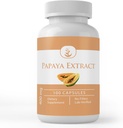 Ingredienti originali puro Estratto di papaya, Sempre puro, Nessun Additivi o Filler, Lab verificato (100 capsule)