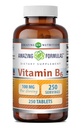 Incredibile formula vitamina B6 Supplemento | 100 Mg per Serving | Compresse | Non OGM | Gluten-Free | Made in USA (1 Pack, 250 Count)