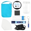 Kit generatore d'argento colloidale – 99,99% (Ag) Rods, TDS Meter Colloidal Silver Machine, Indicatore di acqua di Impure, Macchina di ionizzatore dell'acqua per la casa, Borsa da viaggio, Kit semplice