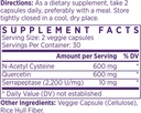 NAOMI NAC 600mg con Quercetin per il supporto immunitario e respiratorio, Respirazione normale, Confort nasale e occhi, Funzione seno e respiratoria, 60 capsule