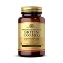 Solgar Biotin 1000 mcg - 100 capsule vegetali - Supporta pelle sana, unghie e capelli - Non OGM, Vegan, Gluten Free, Dairy Free, Kosher - 100 Servings