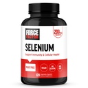 Integratore di supporto immunitario del selenio del fattore di forza, capsule di selenio 200mcg per sostenere la difesa immunitaria, supplemento di immunità, Vegan, non OGM, 120 capsule