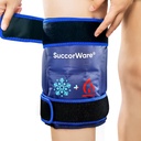 Ginocchiera Ice Pack per lesioni riutilizzabili - Hot & Cold Gel Bags for Leg, Back, Shoulders, Arms, Elbow Injuries, Pain Relief, Gonfiore, Chirurgia di sostituzione del ginocchio( Navy Blue)