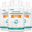 Orgabay Liposomal NAD+ Supplemento 500 mg, ad alto assorbimento, Boost NAD+ con TMG 250 mg, NAD effettivo più efficiente di Nicotinamide Riboside, Support Cellular Energy, Affinamento sano | 180 Softgels