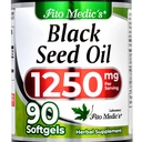 Lab | Olio di semi neri | 1250 mg | Capsule di olio di semi neri | Pure | Pillole di olio di semi neri | 90 softgels di | Olio di semi neri organici | Ultra ad alto assorbimento | Olio di semi neri stampati a freddo.