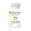 Dr Clark Store curcuma erboristica 500mg – 100 capsule, supporto immunitario, integratore naturale di erbe, non OGM, Vegan, Antiossidante Boost