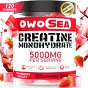 Creatina Monoidrato Gummies per gli uomini e le donne 5000mg Creatina Monoidrato per Serve per il supporto muscolare Energia Boost 120 Conte Chewable 5g Creatina Supplemento Zucchero Libero Vegan (1 pacchetto, fragola)