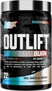 Nutrex Outlift Burn Pre-Workout Integratore per Energia, Focus & Endurance | Metabolyte, L-Citrulline, Beta-Alanine & Caffeine | Formula termogenica per prestazioni (22 Serve, Red White Merica)