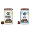 Giardino della vita Organico Vegan Chocolate Protein Polvere cruda Organic Meal Sostituzione Shakes - Cioccolato vegetale Vegan Protein Powder