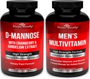 Divino Bounty D-Mannose Capsule & Mens Multivitamin Bundle