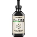 Vitamina liquida B3 (come Niacinamide) Supplemento - Forma non fluida di niacina - Assorbimento rapido -Conveniente gocce di niacina per le donne e gli uomini - 4 oz (120ml)
