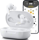 Kingwell OTC apparecchi acustici ricaricabili, apparecchi acustici Bluetooth per anziani con Smart App abilitato chiamate su iOS/androide, qualità sonora autentica, 32 DSP canale rumore cancellazione